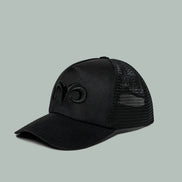 NEW ERA® A-FRAME TRUCKER HAT- BLACK
