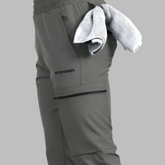 EGNAR STANDARD ZIP JOGGER - Charcoal Grey