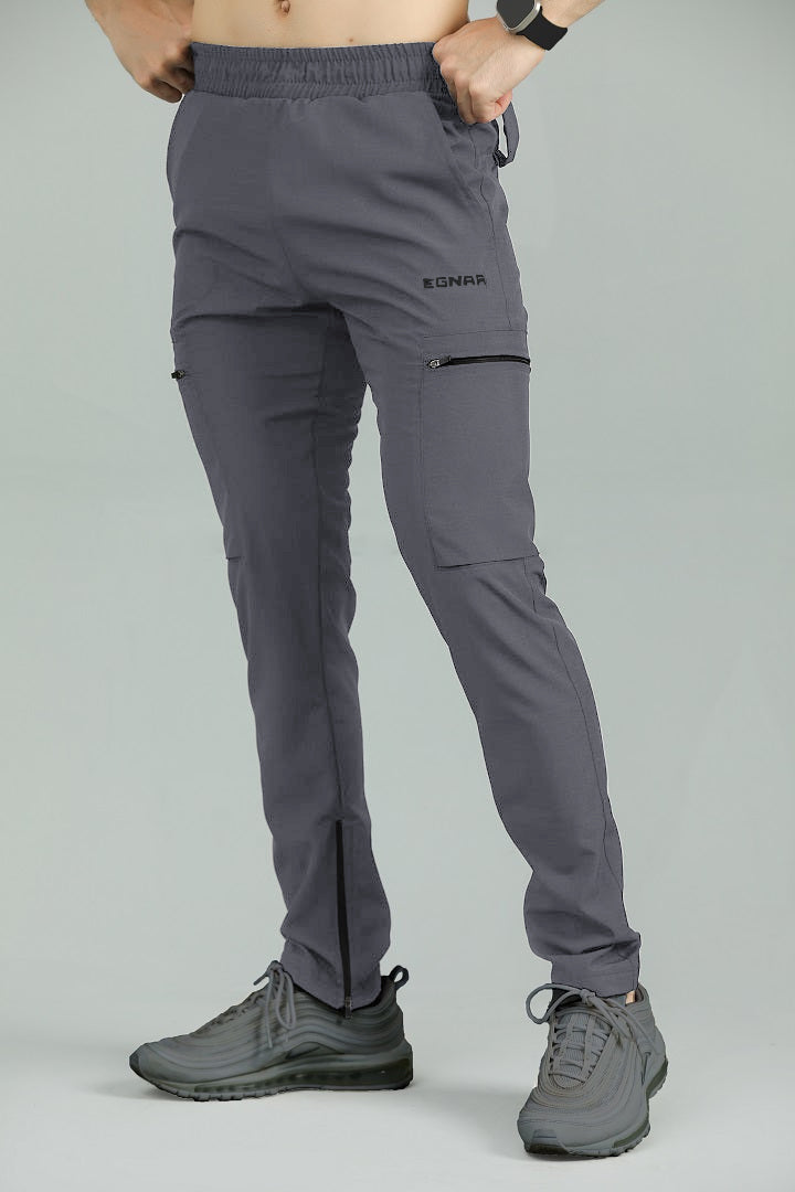 EGNAR ALPHA OVERSIZE TRACKSUIT - Charcoal/White