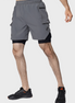 Tetra-Lite 5" Compression Cargo Short – Grey