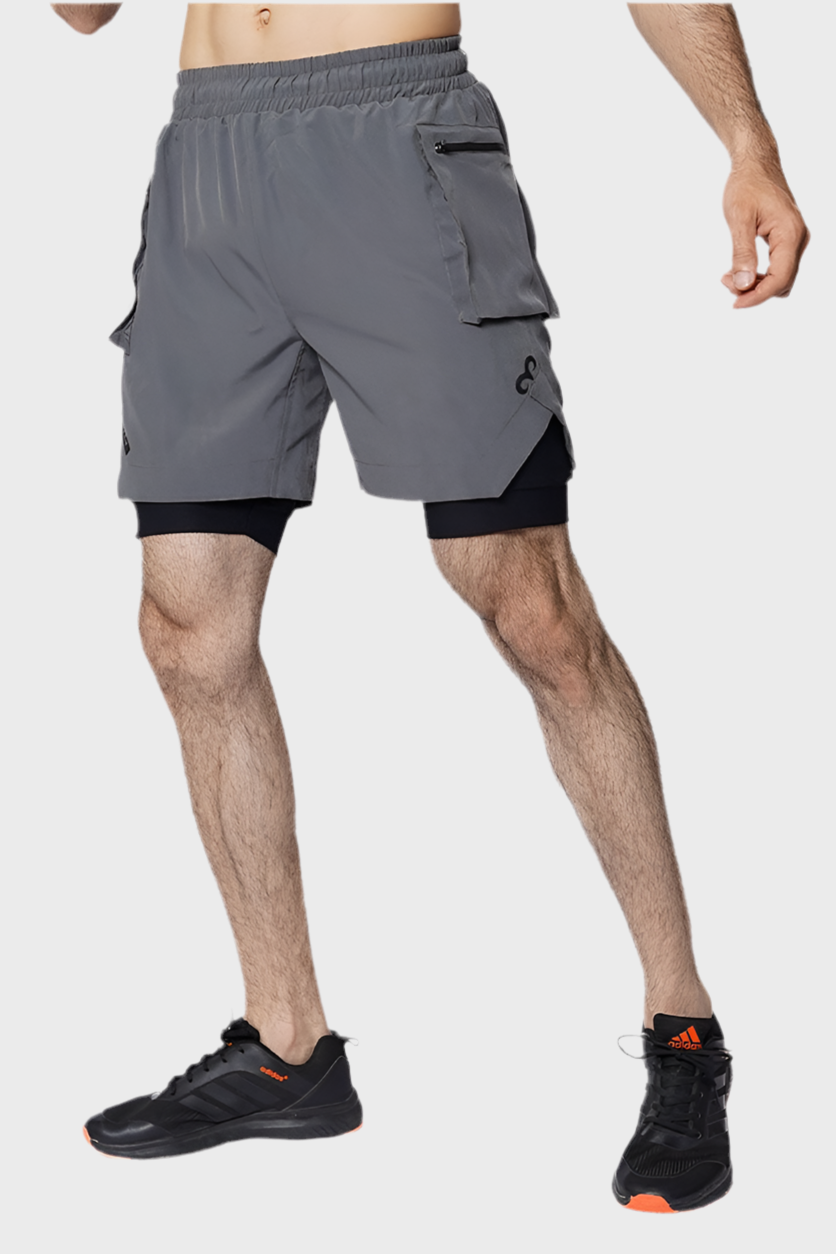 Tetra-Lite 5" Compression Cargo Short – Grey