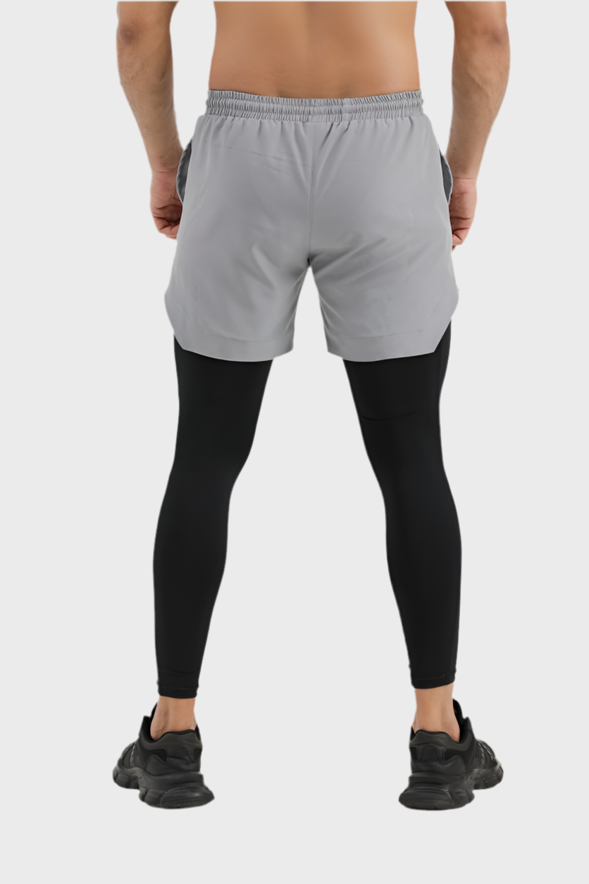 EGNAR TETRA-LITE™  2 IN 1 LEGGING – GREY