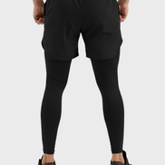 Tetra-Lite 2-in-1 Legging Short – Black