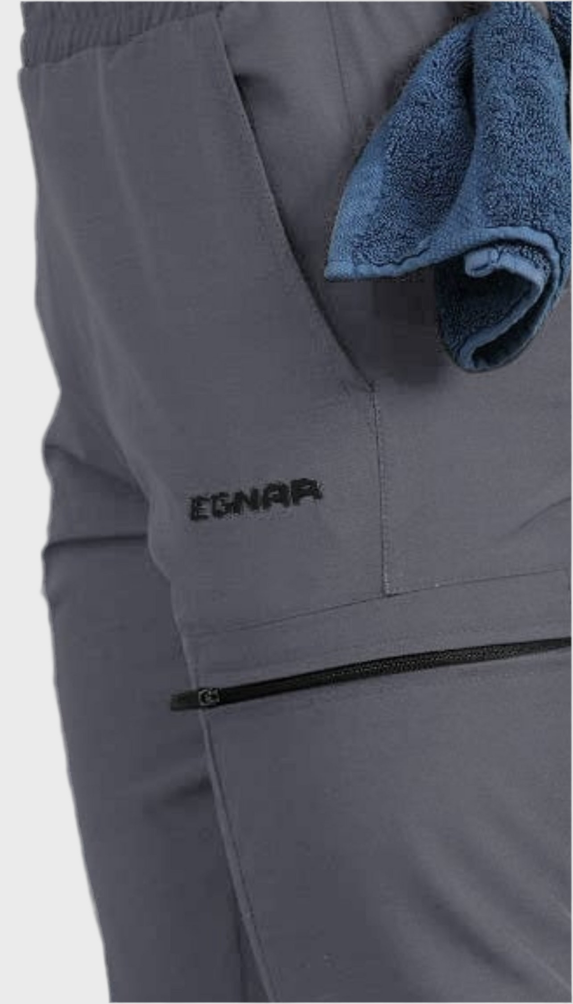 EGNAR STANDARD ZIP JOGGER - Smoke Grey