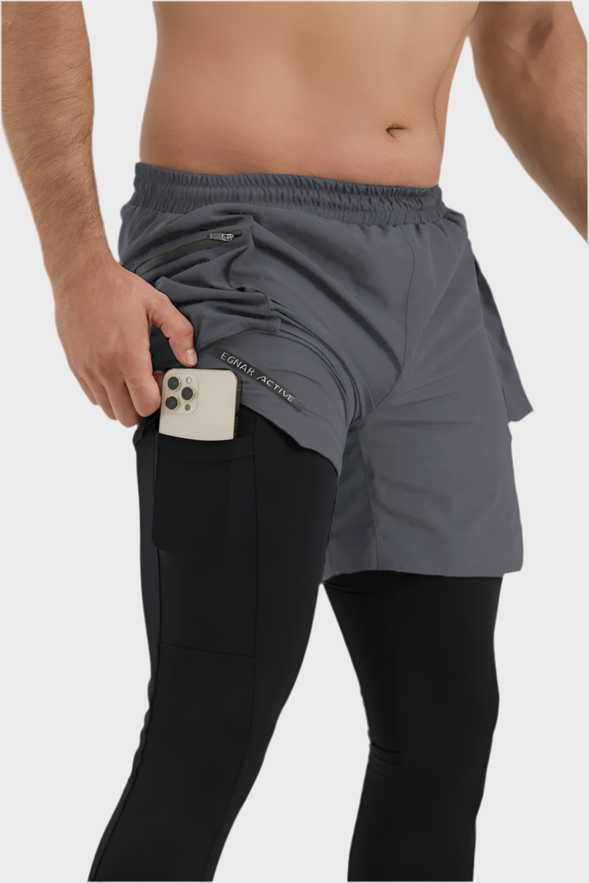 TETRA-LITE™ 5" Cargo 2-in-1 Legging – Grey