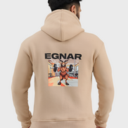 EGNAR ESSENTIAL ZIP UP HOODIE -KHAKI