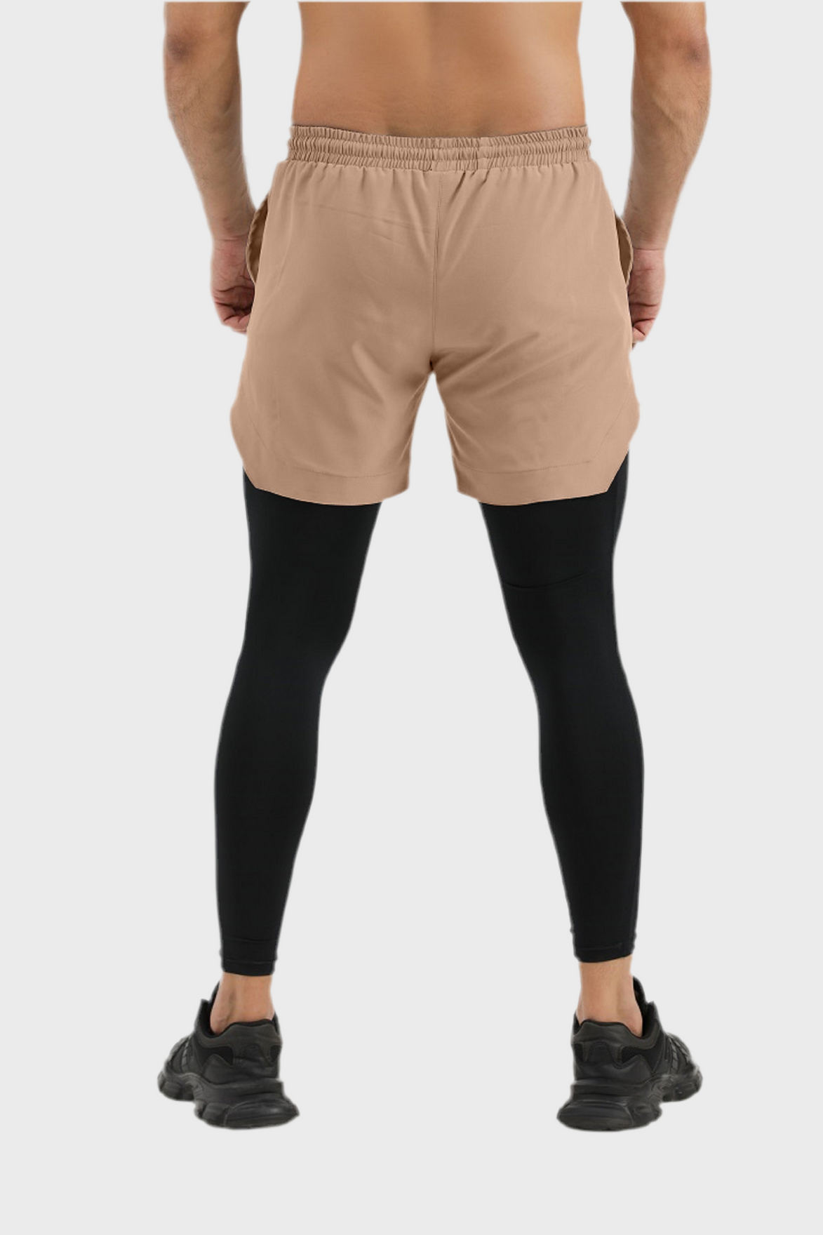 Tetra-Lite 2-in-1 Legging Short – Tan