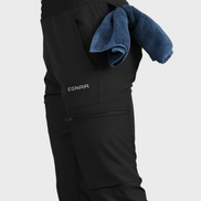 EGNAR STANDARD ZIP JOGGER - BLACK