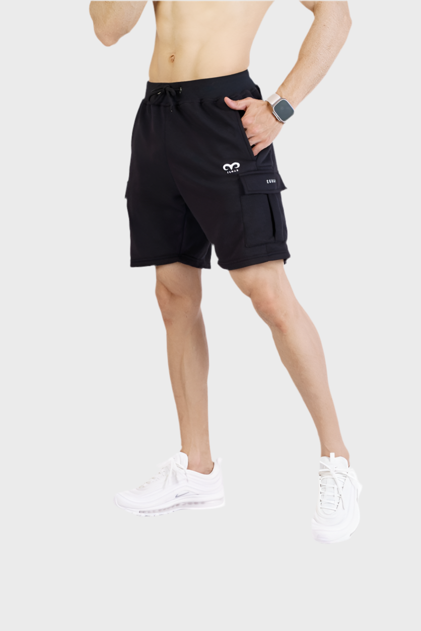 EGNAR VERY TERRY SHORTS BLACK