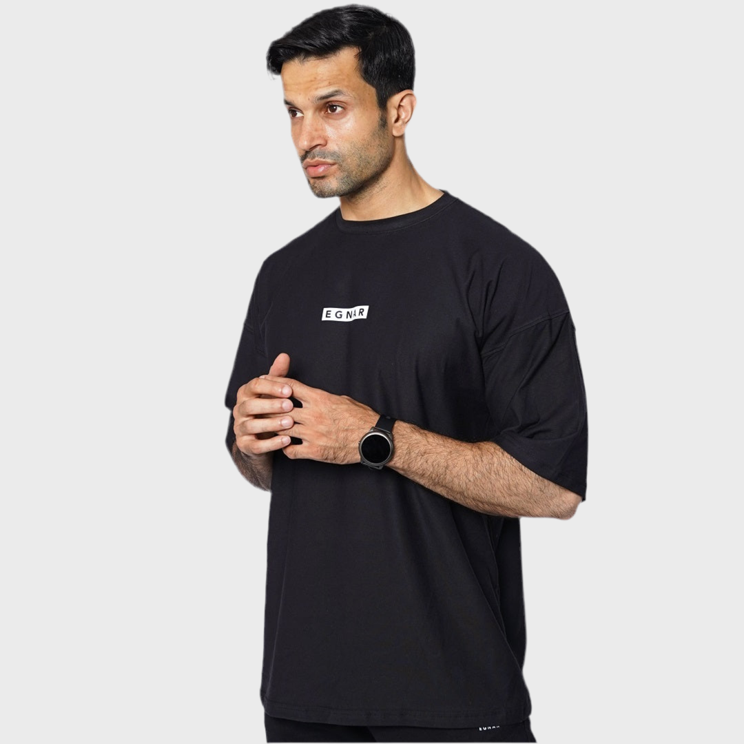 EGNAR PRO OVERSIZE TEE - BLACK