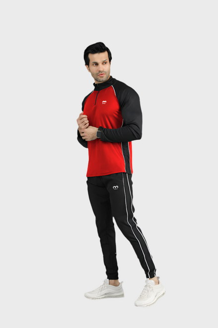 EGNAR CORE PLUS ZIP UP TRACKSUIT - RED