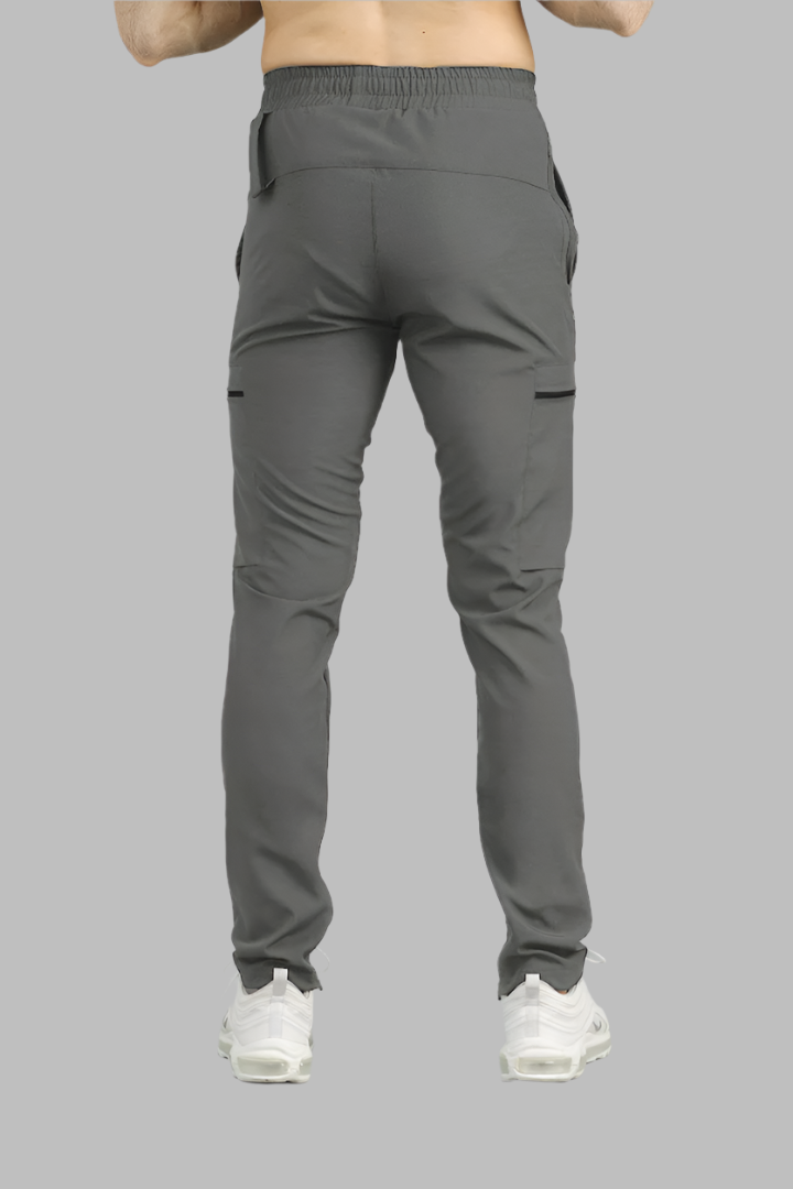EGNAR STANDARD ZIP JOGGER - Charcoal Grey