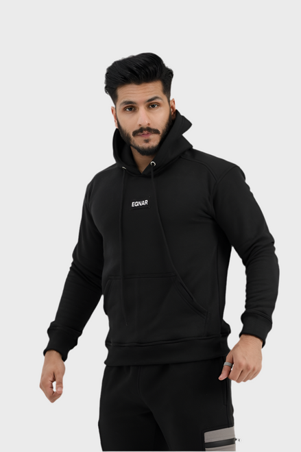 EGNAR CORE WATERPROOF PANEL HOODIE - BLACK