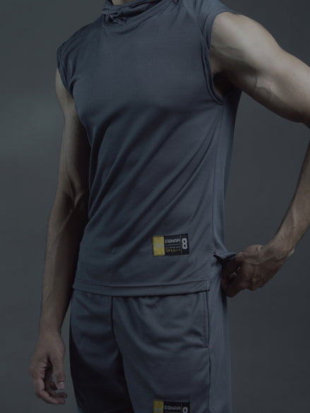 EGNAR REBORN® Hood Tank Top - GREY