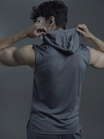 EGNAR REBORN® Hood Tank Top - GREY