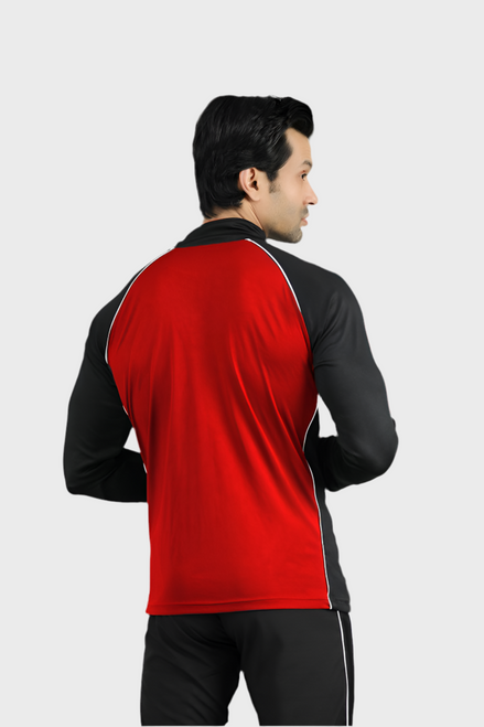 EGNAR CORE TRAINING ZIP UP SHIRT - RED