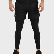 Tetra-Lite 2-in-1 Legging Short – Black