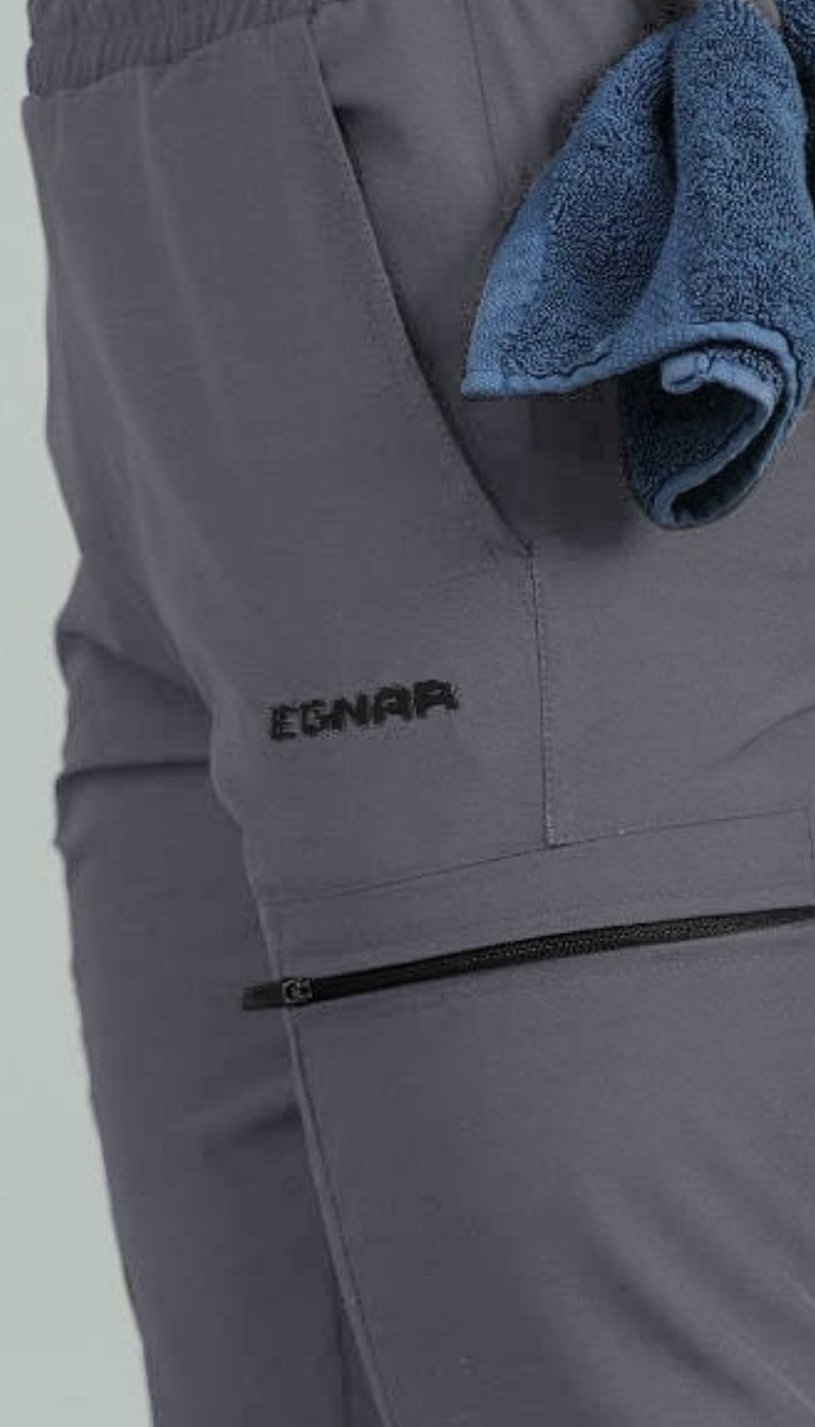 EGNAR ALPHA OVERSIZE TRACKSUIT - Charcoal/White