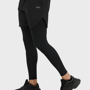Tetra-Lite 2-in-1 Legging Short – Black