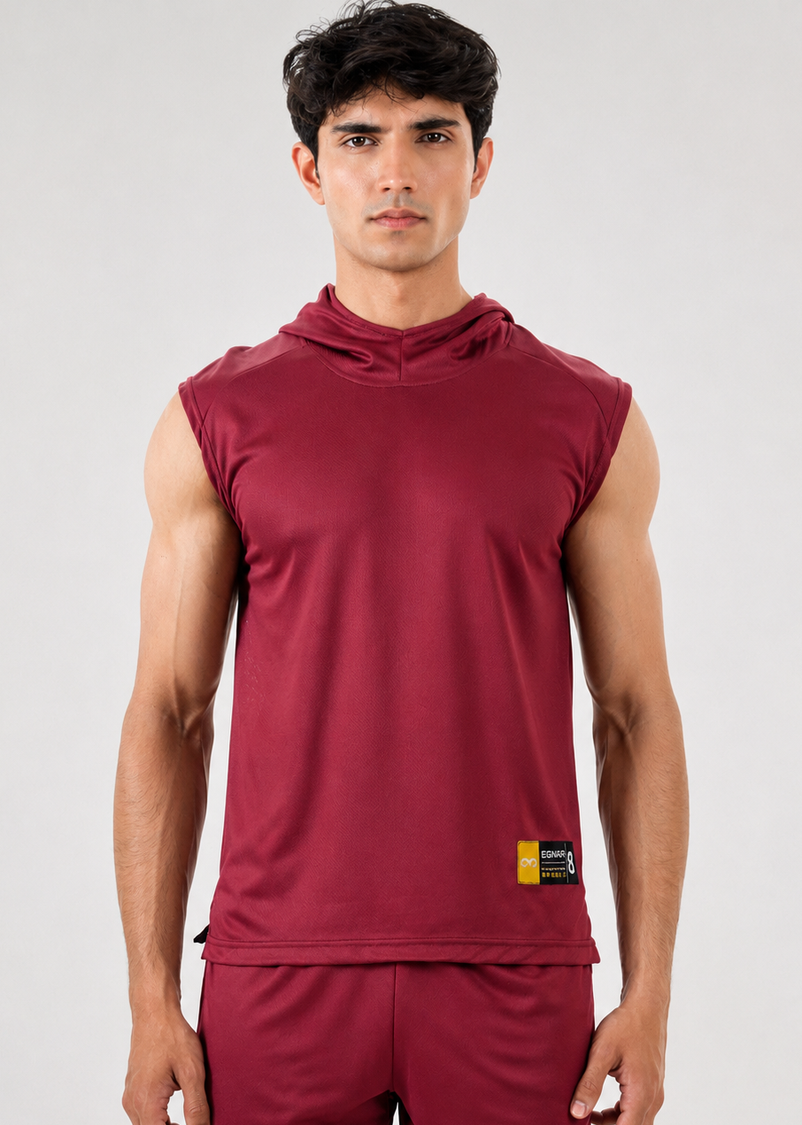 EGNAR REBORN® Hood Tank Top - RED