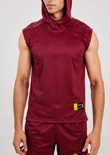 EGNAR REBORN® Hood Tank Top - RED