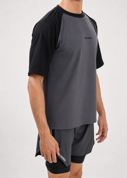 EGNAR REBORN®  Drop Shoulder Essential Shirt - GREY