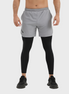 EGNAR TETRA-LITE™  2 IN 1 LEGGING – GREY