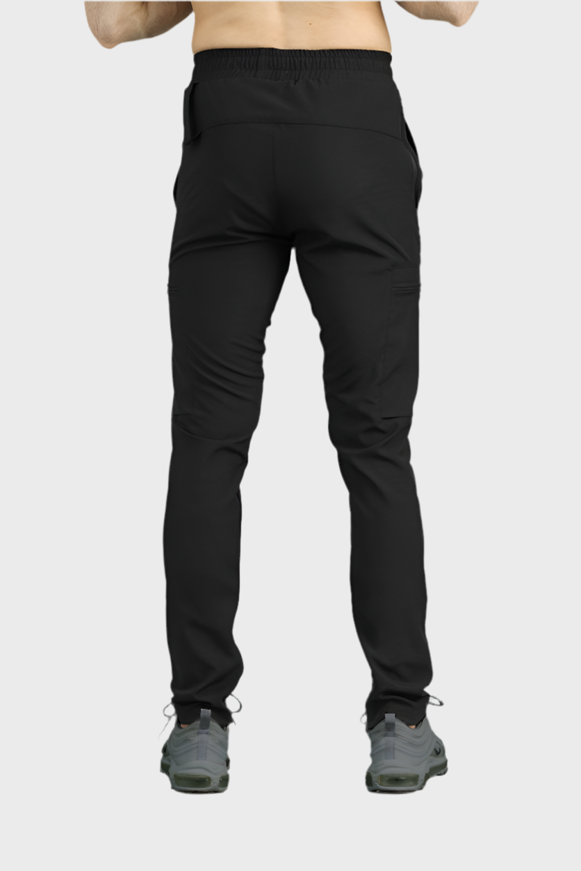 EGNAR STANDARD ZIP JOGGER - BLACK