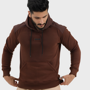 EGNAR CORE WATERPROOF PANEL HOODIE - BROWN