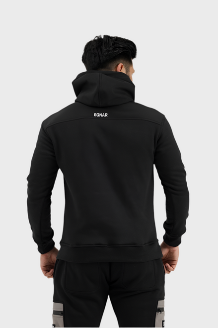 EGNAR CORE WATERPROOF PANEL HOODIE - BLACK