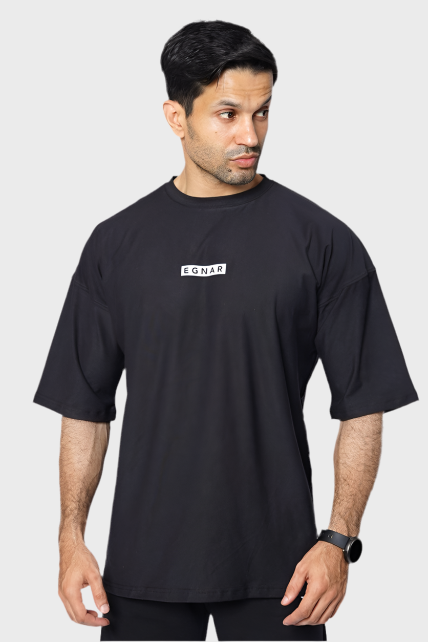 EGNAR PRO OVERSIZE TEE - BLACK
