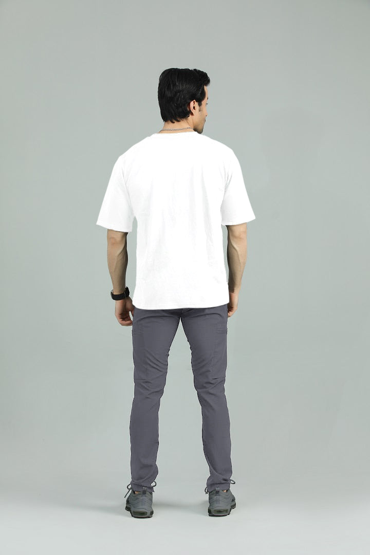 EGNAR ALPHA OVERSIZE TRACKSUIT - Charcoal/White