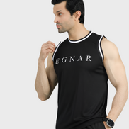 EGNAR CORE MESH TANK TOP - BLACK