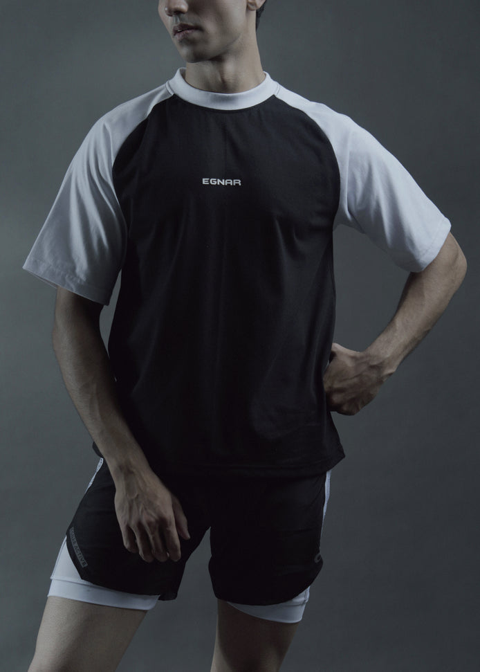 EGNAR REBORN®  Drop Shoulder Essential Shirt - BLACK