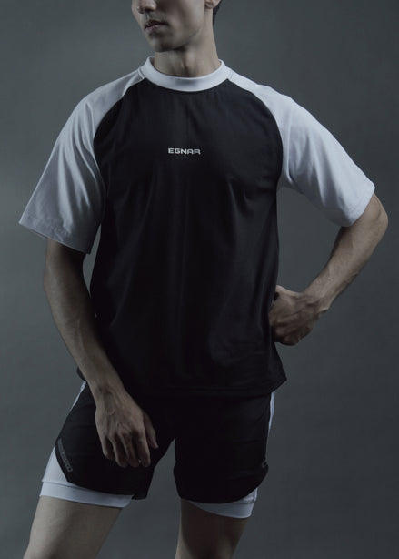 EGNAR REBORN®  Drop Shoulder Essential Shirt - BLACK