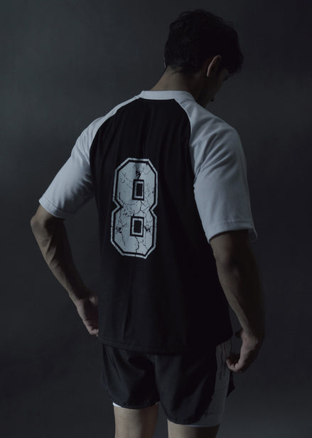 EGNAR REBORN®  Drop Shoulder Essential Shirt - BLACK