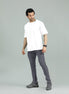 EGNAR ALPHA OVERSIZE TRACKSUIT - Charcoal/White