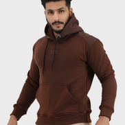 EGNAR CORE WATERPROOF PANEL HOODIE - BROWN