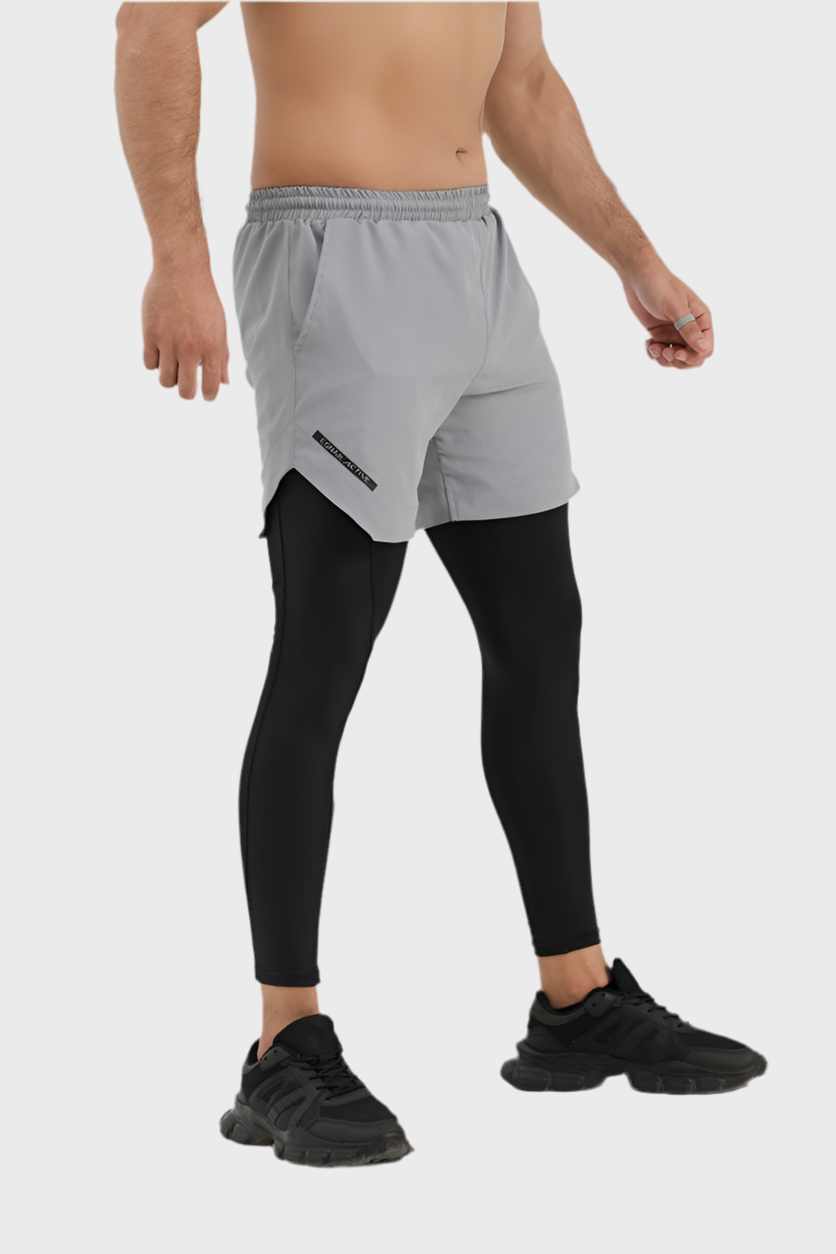 EGNAR TETRA-LITE™  2 IN 1 LEGGING – GREY