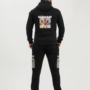 EGNAR ESSENTIAL ZIP UP HOODIE -BLACK