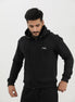 EGNAR ESSENTIAL ZIP UP HOODIE -BLACK