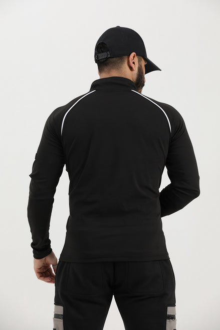 EGNAR ACTIVE GYM QUILTED 1/4 ZIP TOP