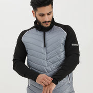 EGNAR ACTIVE GYM QUILTED 1/4 ZIP TOP