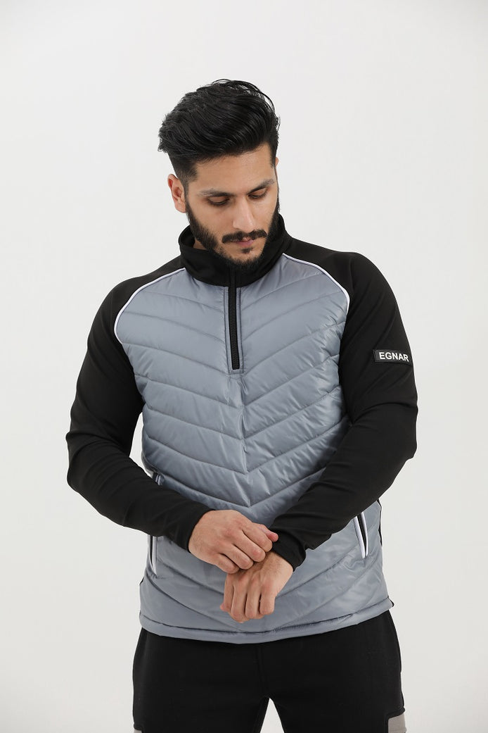 EGNAR ACTIVE GYM QUILTED 1/4 ZIP TOP