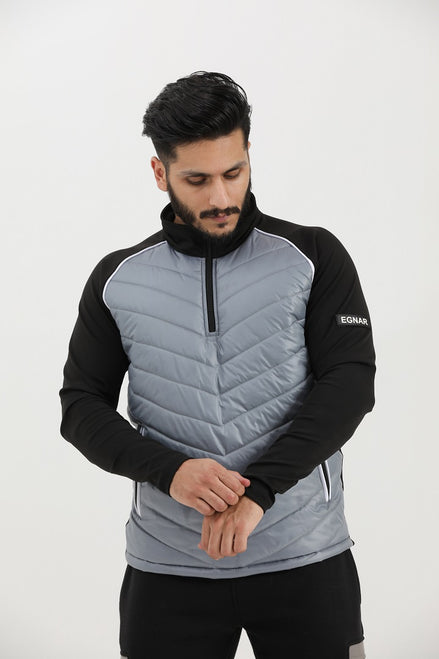 EGNAR ACTIVE GYM QUILTED 1/4 ZIP TOP