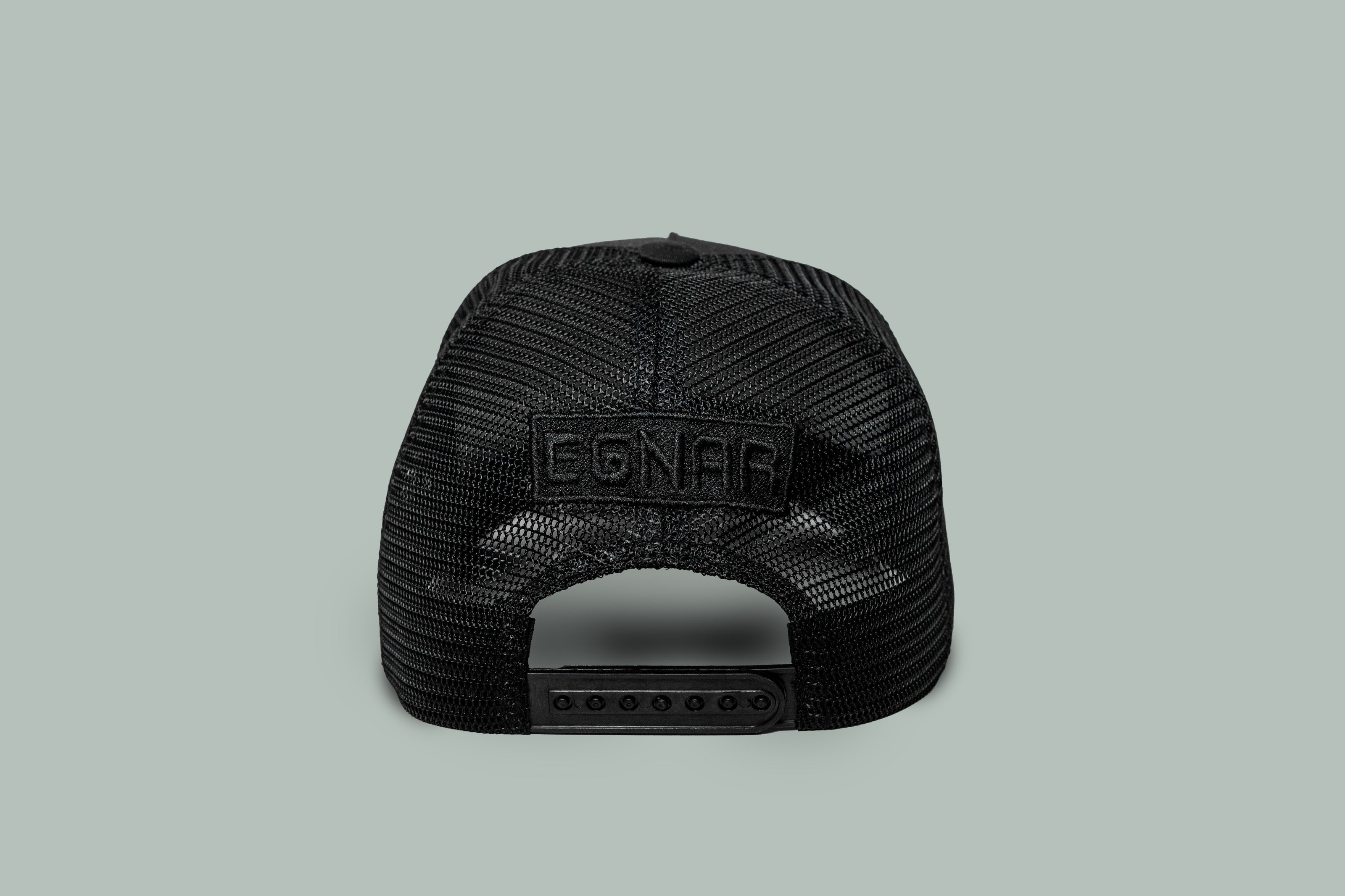 NEW ERA® A-FRAME TRUCKER HAT- BLACK