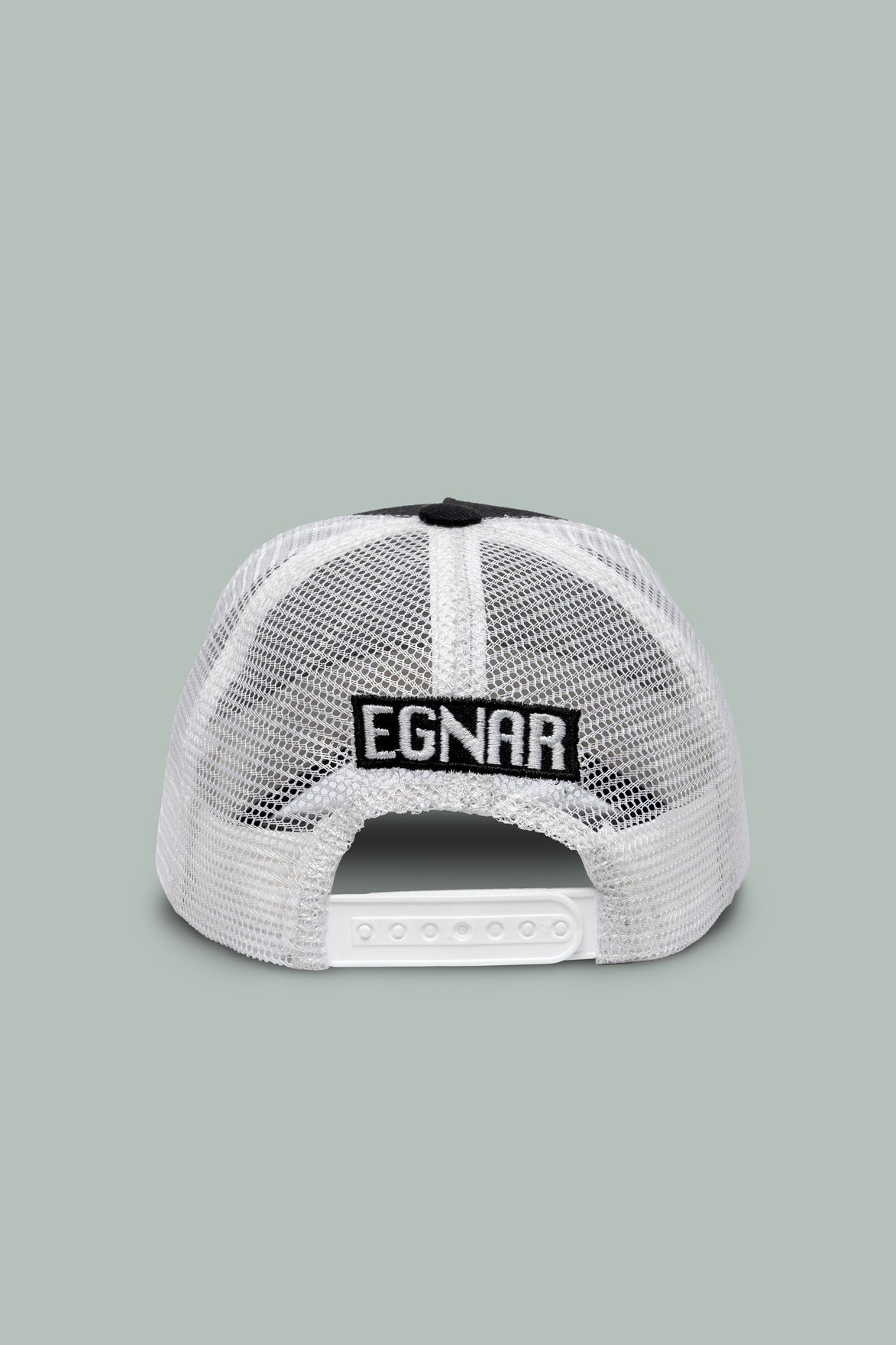 NEW ERA® A-FRAME TRUCKER HAT- BLACK/WHITE