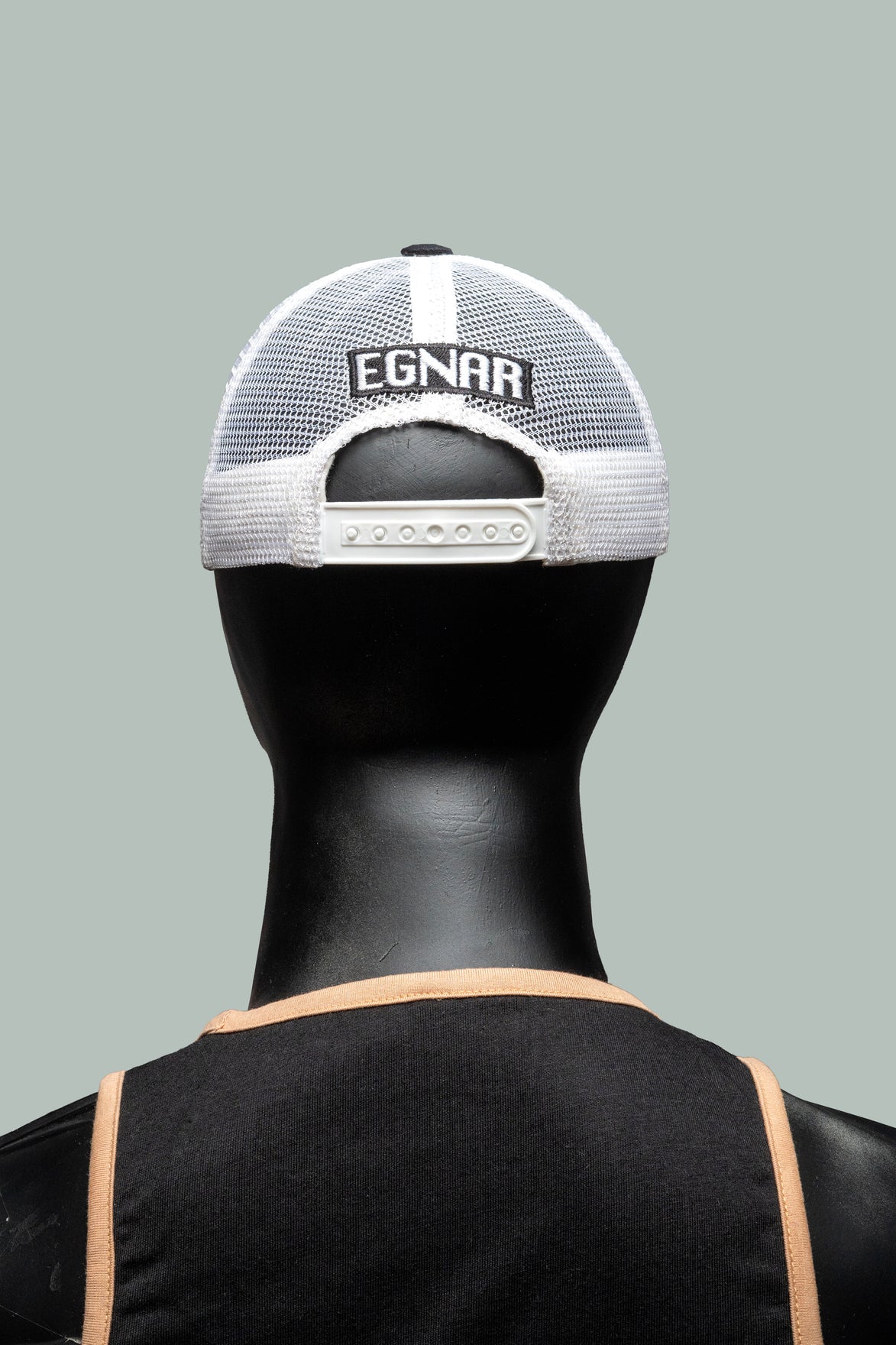 NEW ERA® A-FRAME TRUCKER HAT- BLACK/WHITE