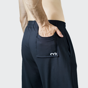 EGNAR NO CUFF OVERSIZE TROUSER-BLACK