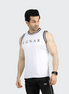EGNAR CORE MESH TANK TOP - WHITE